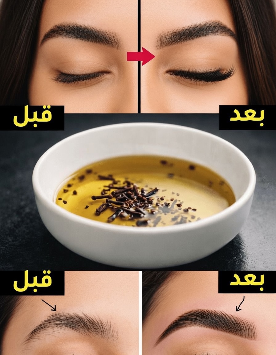 سرّ الجمال بزيت القرنفل الثلاثي الذي ينمّي حواجب أكثر كثافة، ورموشاً أغزر، وشعراً أقوى في 21 يوماً