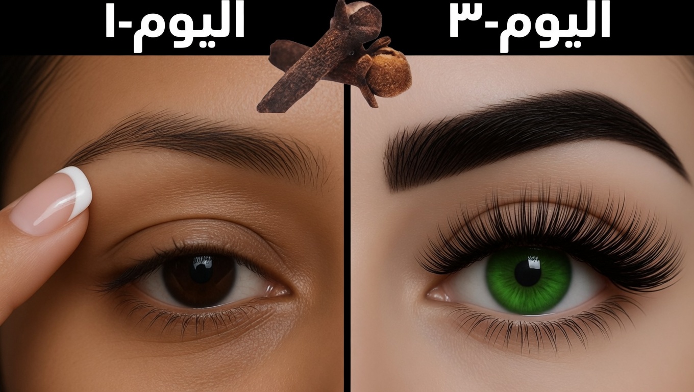 سرّ الجمال بزيت القرنفل الثلاثي الذي ينمّي حواجب أكثر كثافة، ورموشاً أغزر، وشعراً أقوى في 21 يوماً