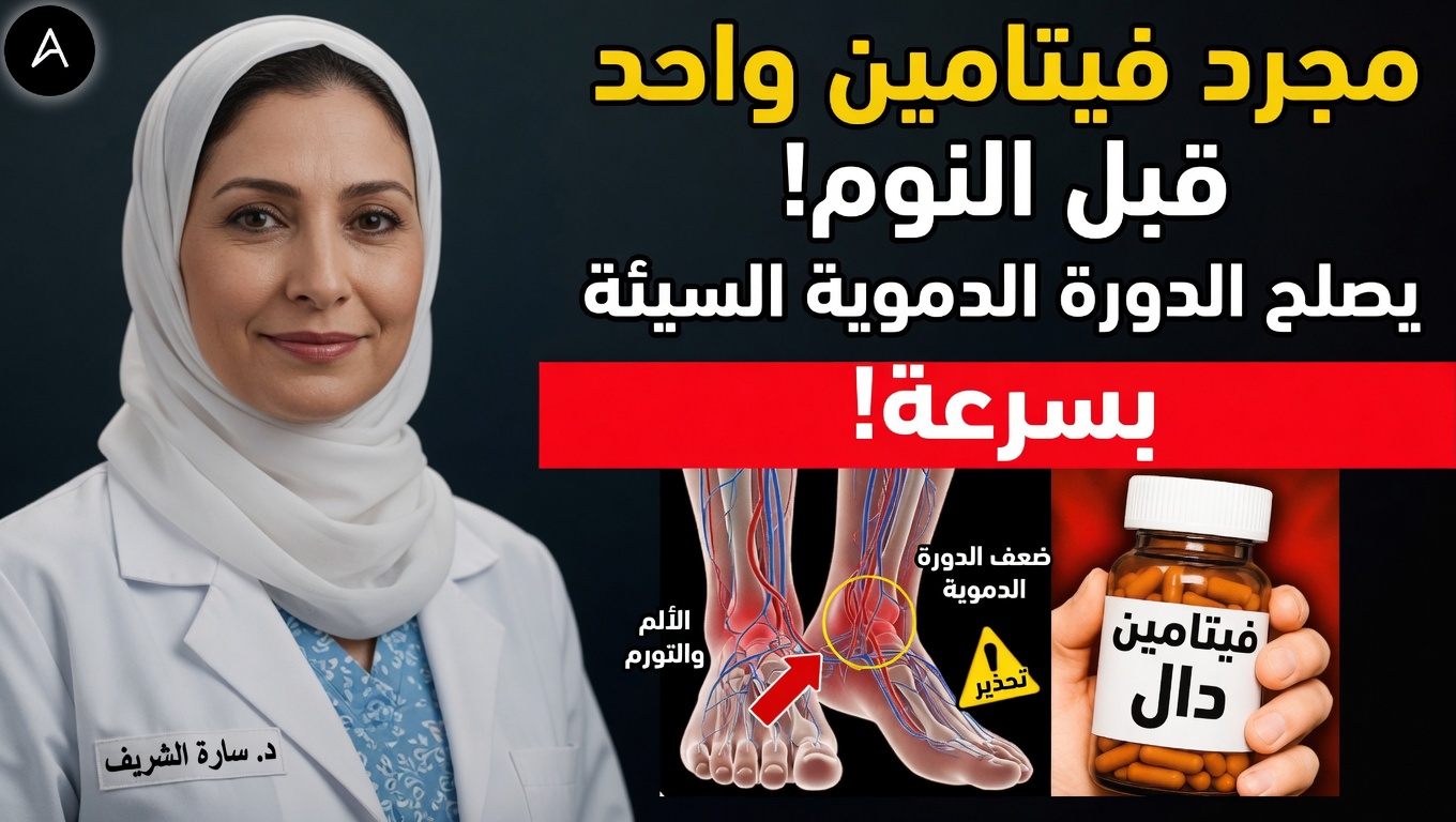 كبار السن: الفيتامين رقم 1 لتحسين الدورة الدموية في الساقين والقدمين بعد سن الخمسين