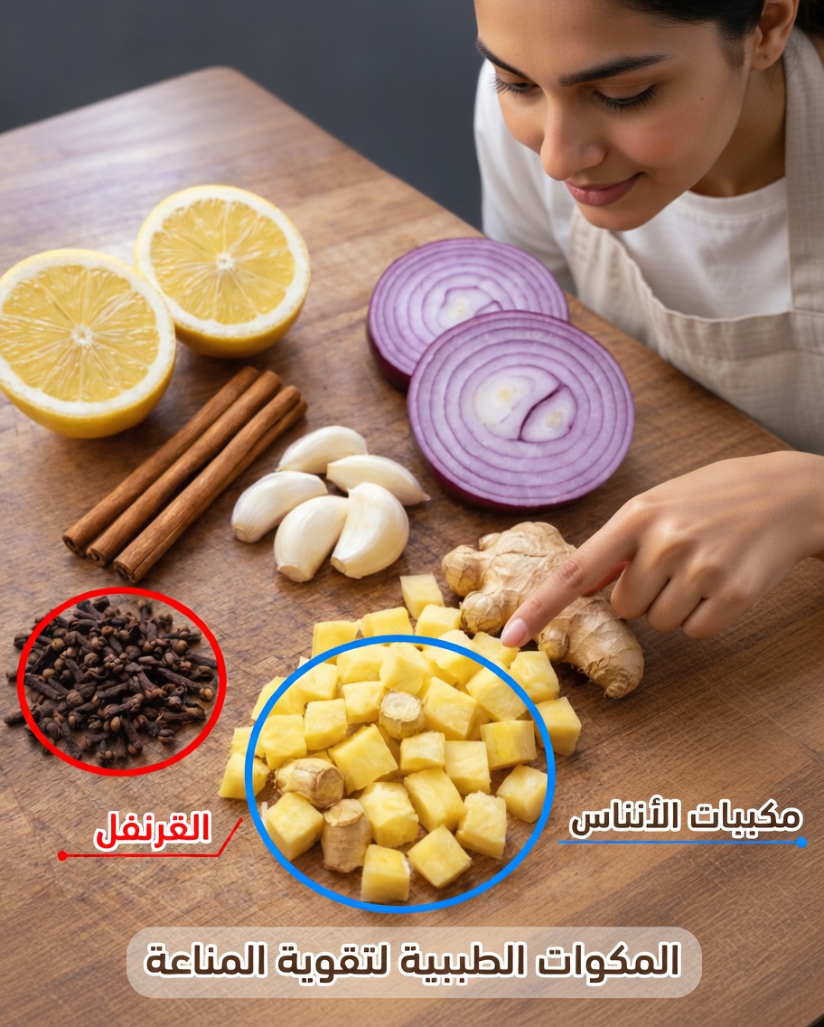 كيفية تحضير هذا المشروب المنزلي الشهير في 15 دقيقة من الزنجبيل والثوم والليمون والبصل والقرفة والقرنفل