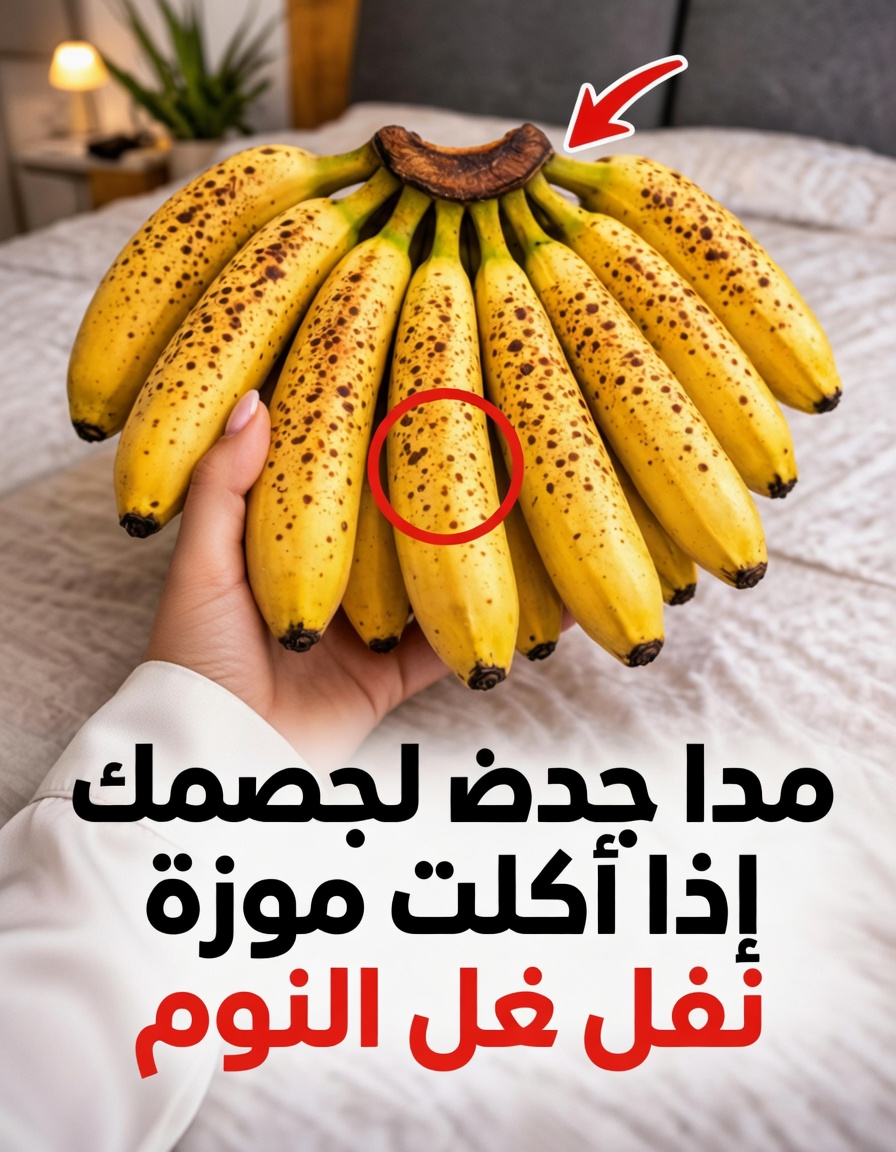 ماذا يحدث لجسمك عندما تأكل موزة قبل النوم كل ليلة؟