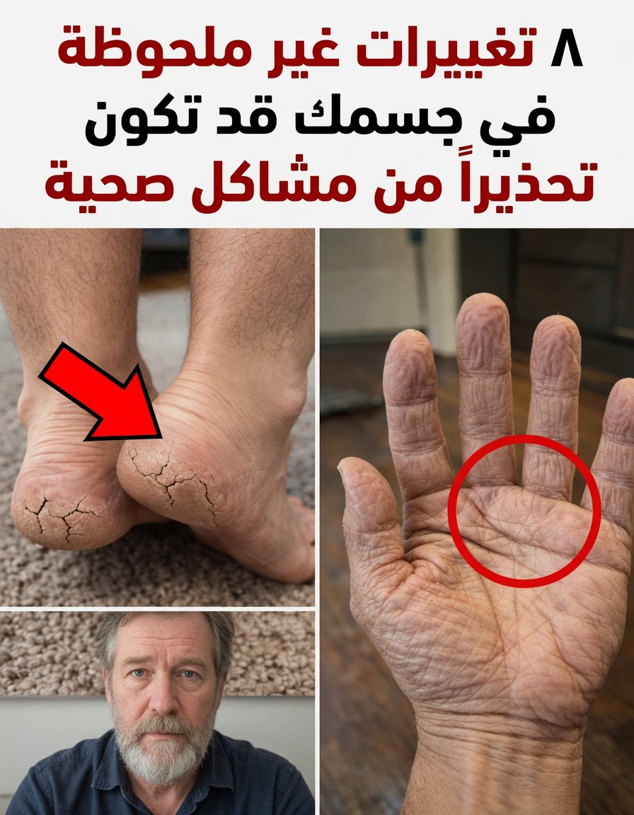 تعرف على 8 تغيّرات غير ملحوظة في جسمك قد تنذر بمشكلات صحية