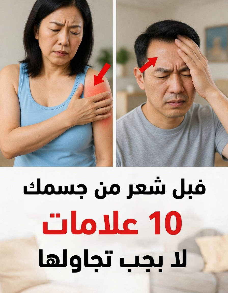 قبل السكتة الدماغية بشهر، يحذّرك جسدك: 10 علامات لا يجب تجاهلها