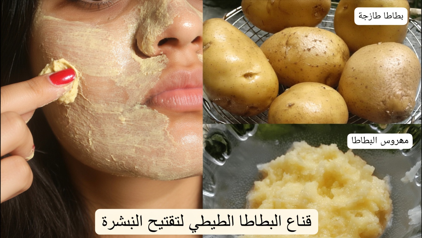 اكتشف سر المطبخ: كيف يمكن للبطاطس والزنجبيل أن يسهما في بشرة أكثر إشراقًا وتجانسًا في اللون
