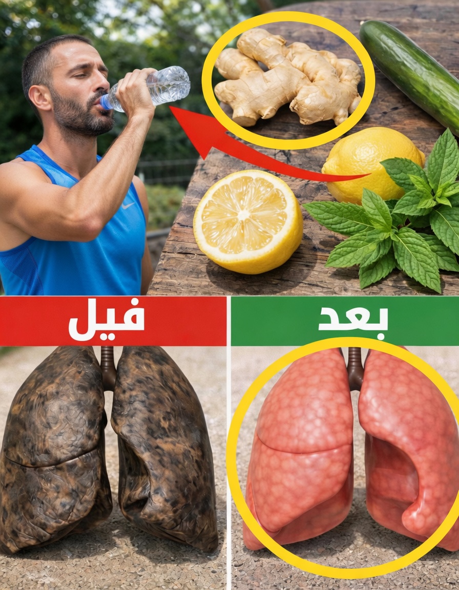 14 سبباً لشرب مزيج الخيار والزنجبيل والنعناع والليمون والماء يومياً