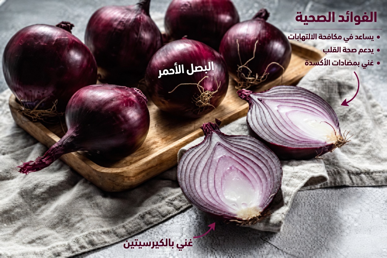 البصل الأحمر للوجه: الحيلة الطبيعية من المطبخ التي يستكشفها الآلاف لبشرة مشرقة ومتجانسة اللون