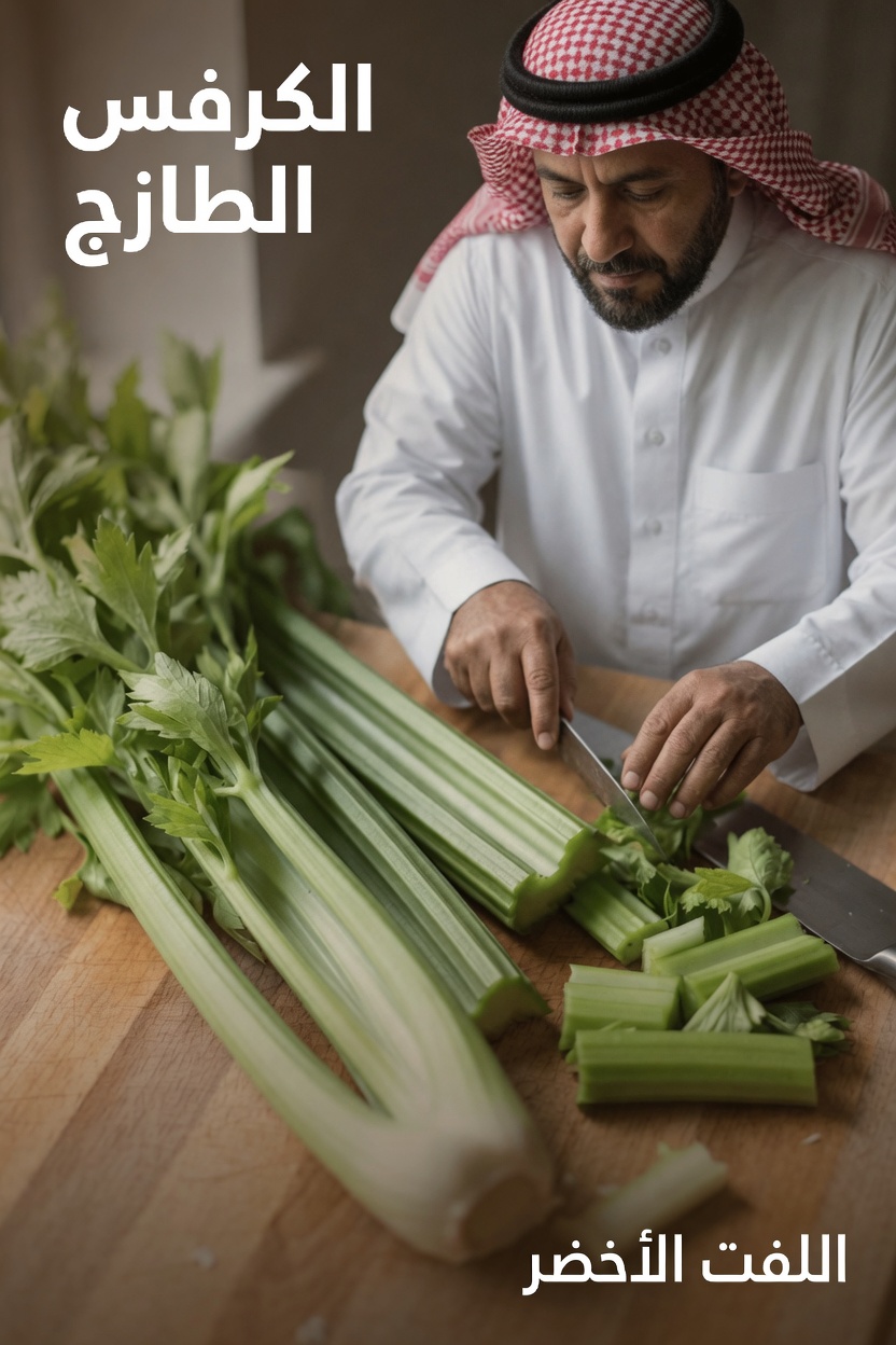 كبار السن، اشربوا كوبًا واحدًا قبل النوم: كيف يمكن لعصير الكرفس والكالي أن يدعم الشعور بالراحة صباحًا