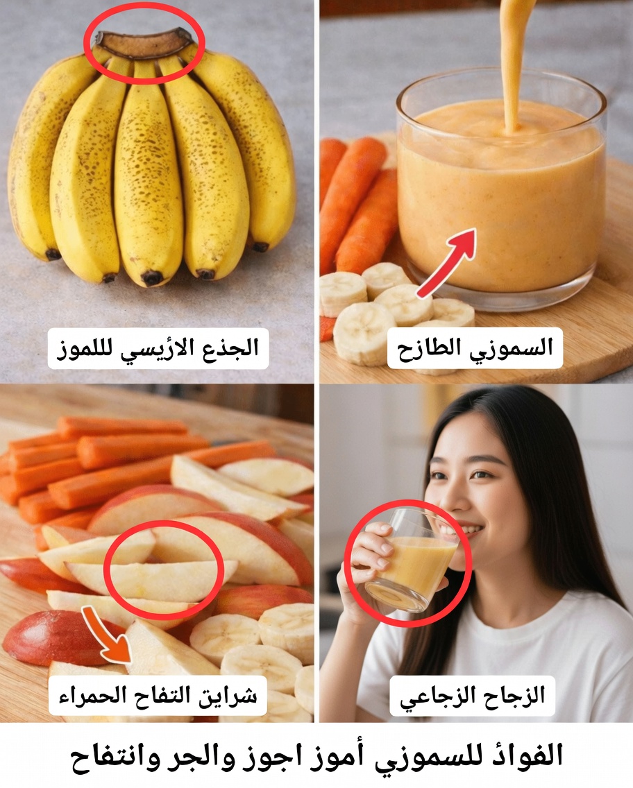 اكتشف وصفة عصير الجزر والموز البسيطة والصحية واللذيذة لروتينك اليومي