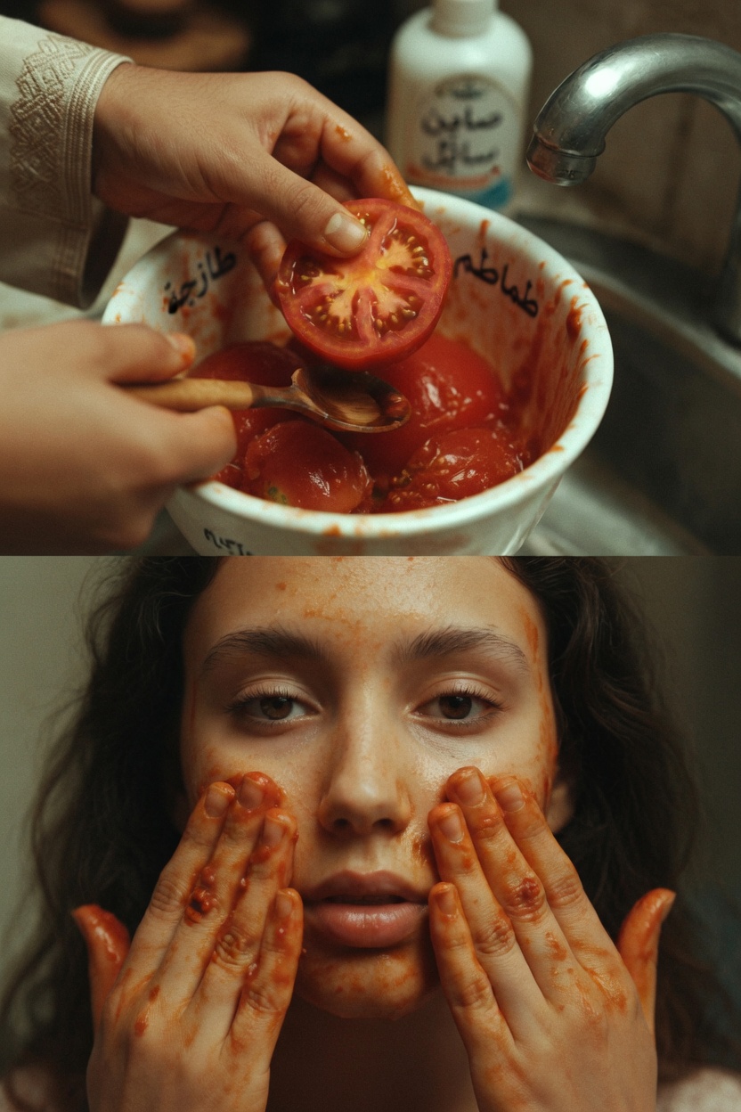 استكشاف قناع الوجه بمعجون الأسنان والطماطم: وصفة منزلية بسيطة لعشّاق العناية بالبشرة