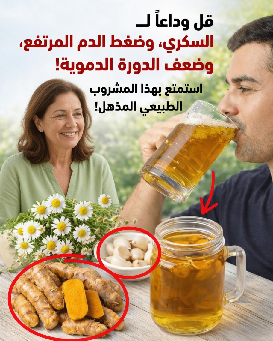 شاي البابونج والكركم والشمر وورق الغار: مزيج الأعشاب الأربعة الذي قد يهدّئ ضغط الدم، ويُثبّت سكر الدم، ويُنعش الدورة الدموية البطيئة