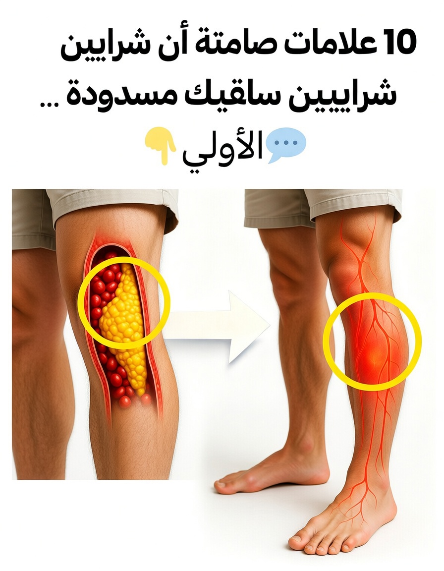 يحذر الأطباء: 10 علامات صامتة على انسداد شرايين الساق