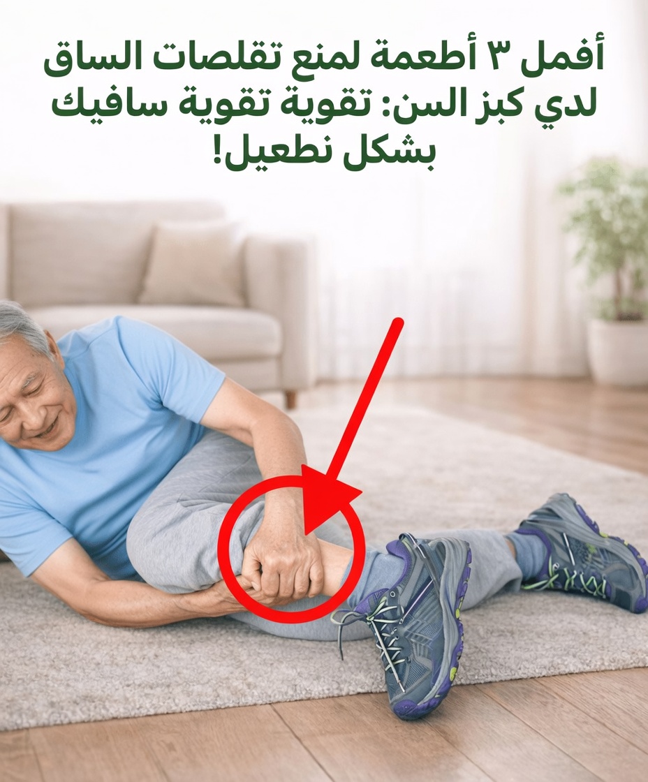 كبار السن: قوّوا ساقيكم وقلّلوا التشنجات العضلية بهذه الأطعمة الثلاثة