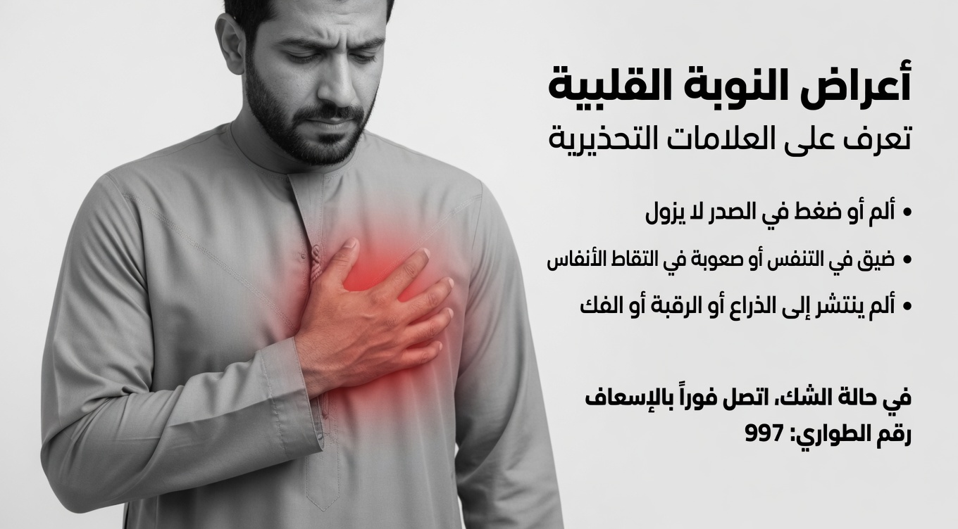 ماذا تفعل إذا أصبت بنوبة قلبية وأنت وحدك: 5 خطوات أساسية يجب اتخاذها فورًا