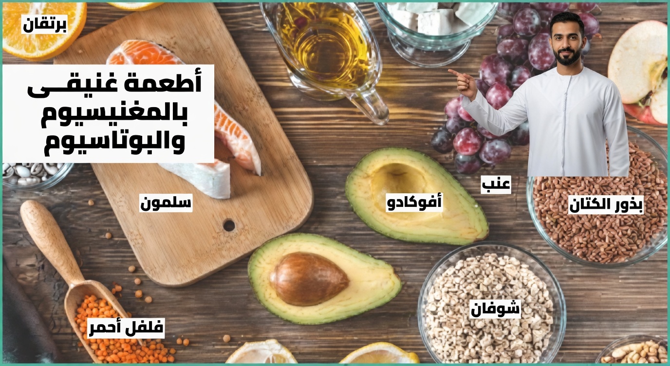 علامات تحذيرية على اضطراب مستويات المغنيسيوم والبوتاسيوم والكالسيوم وكيفية تصحيحها!