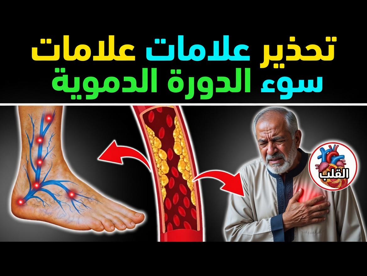 ٥ علامات مبكرة لضعف الدورة الدموية وكيفية تعزيز تدفق الدم