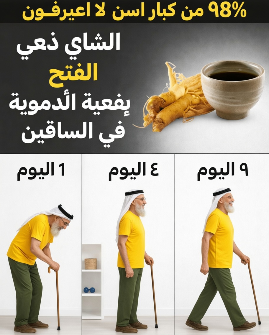 كبار السن فوق 60 مذهولون من هذا: 3 أنواع من الشاي قد تعيد قوة العضلات بسرعة