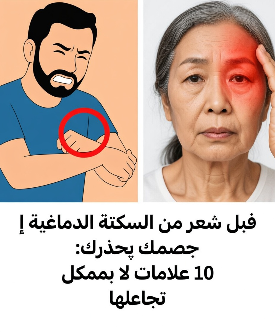 10 علامات تحذيرية قد يرسلها جسمك قبل شهر من الإصابة بالسكتة الدماغية – لا تتجاهل هذه الإشارات الخطيرة