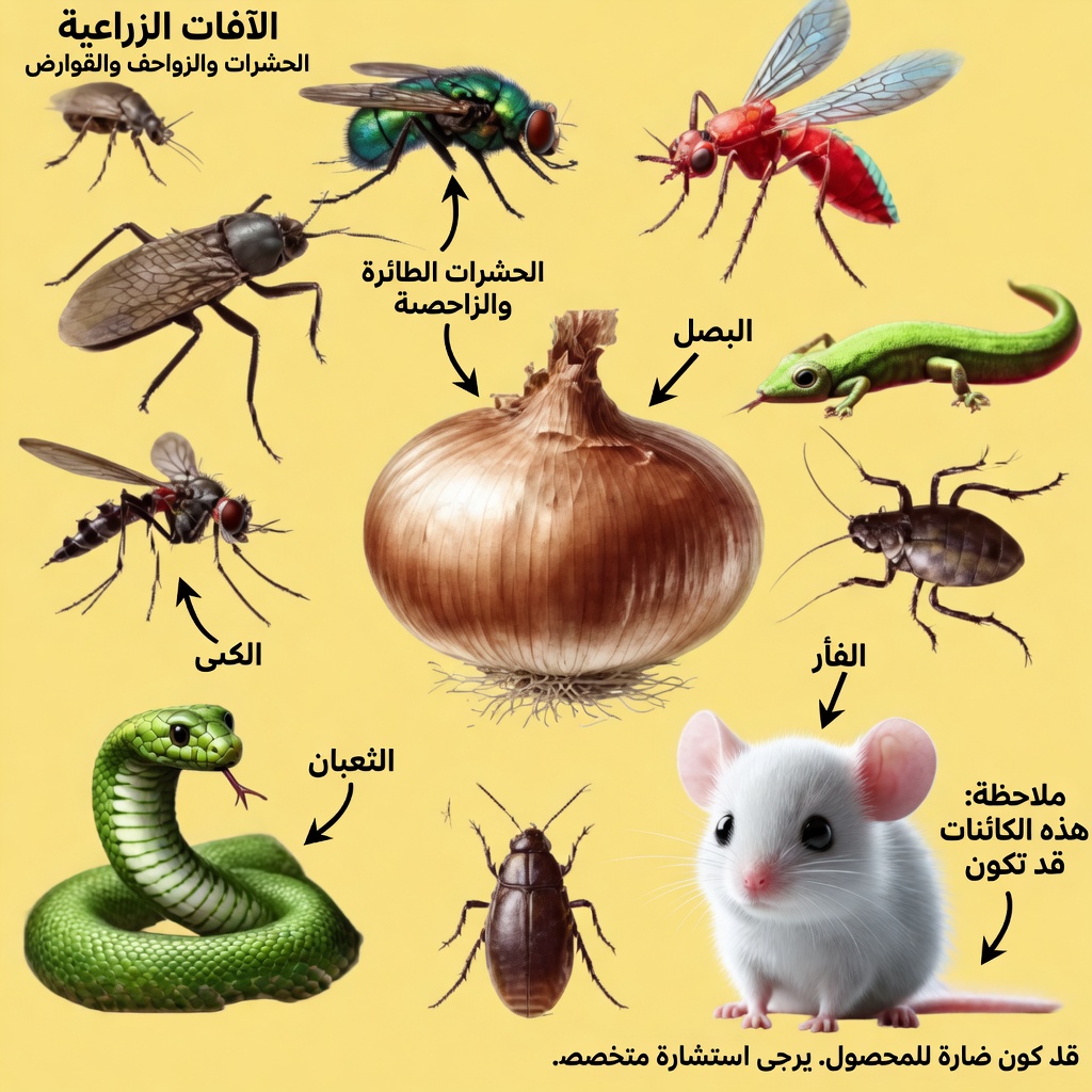 البصل: وسيلة طبيعية للتخلص من الآفات