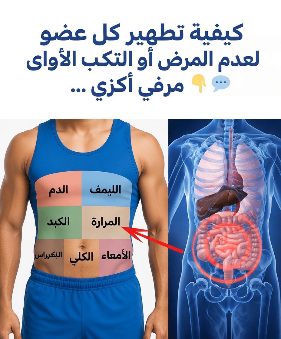 كيفية detox لكل عضو لإعادة ضبط نظامك