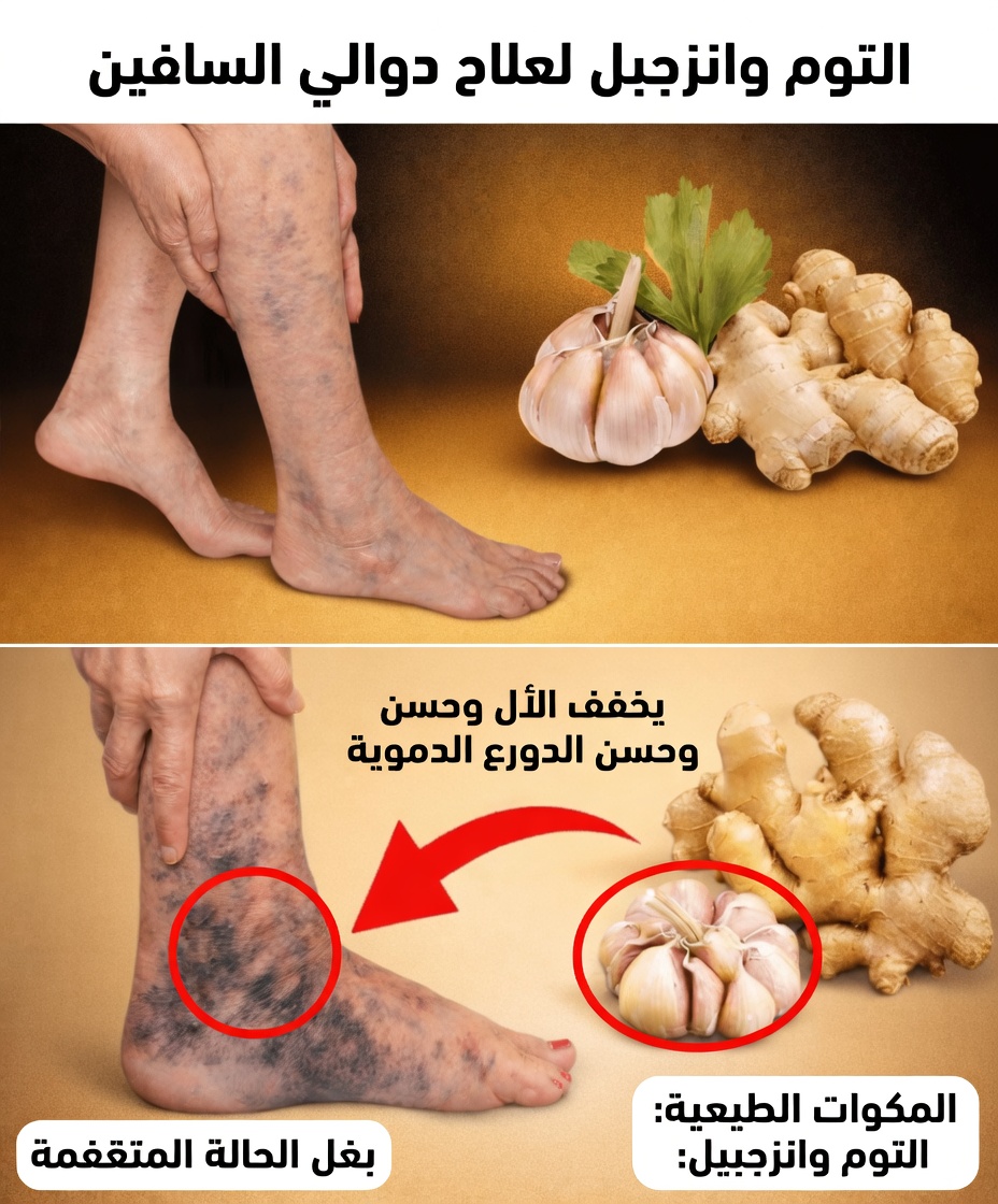الثوم والزنجبيل لعلاج الدوالي: علاج طبيعي فعّال