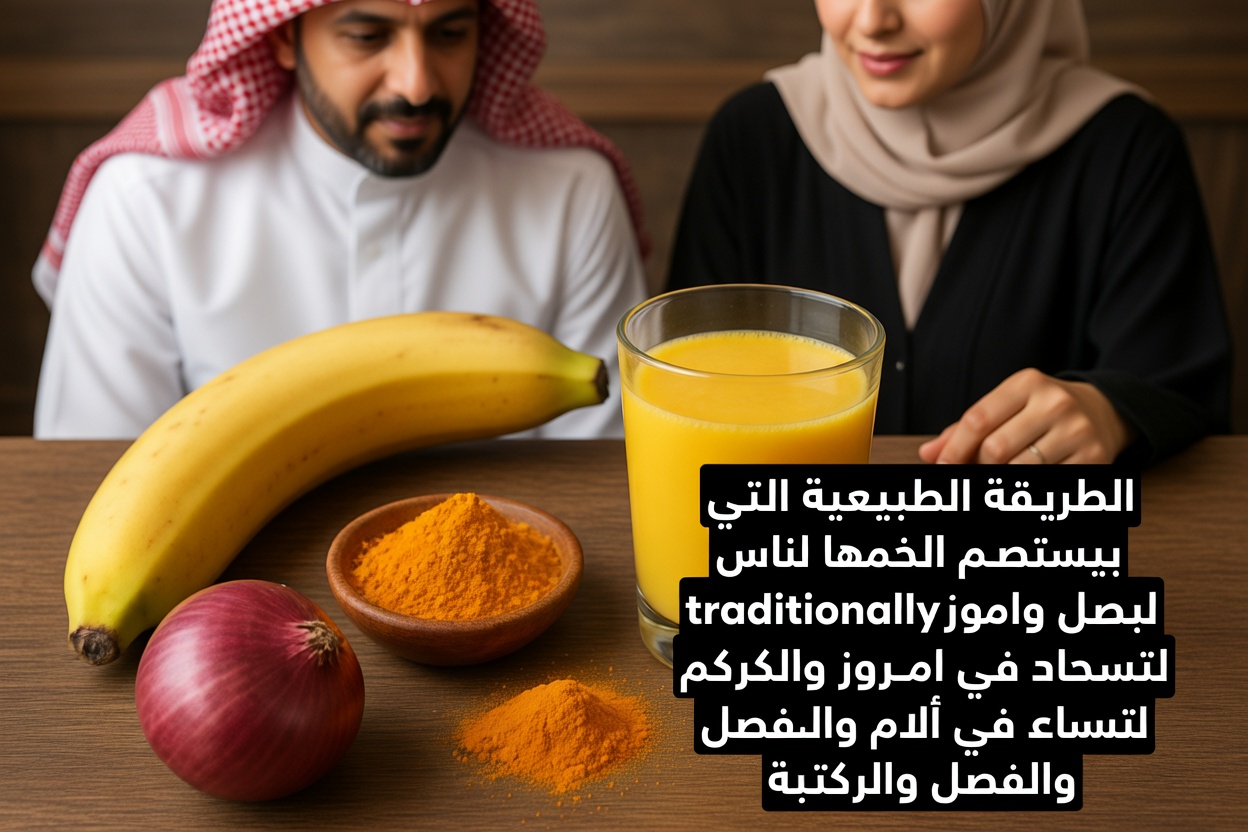 علاج طبيعي لآلام المفاصل والعظام: الموز والبصل والكركم