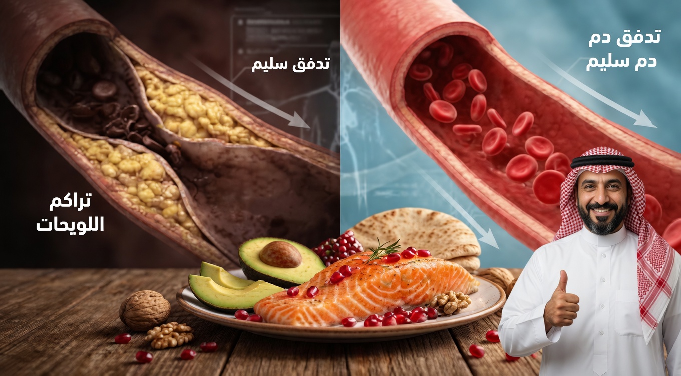 ٧ طرق طبيعية وبسيطة لموازنة الكوليسترول ودعم شرايين صحية يمكنك البدء بها اليوم