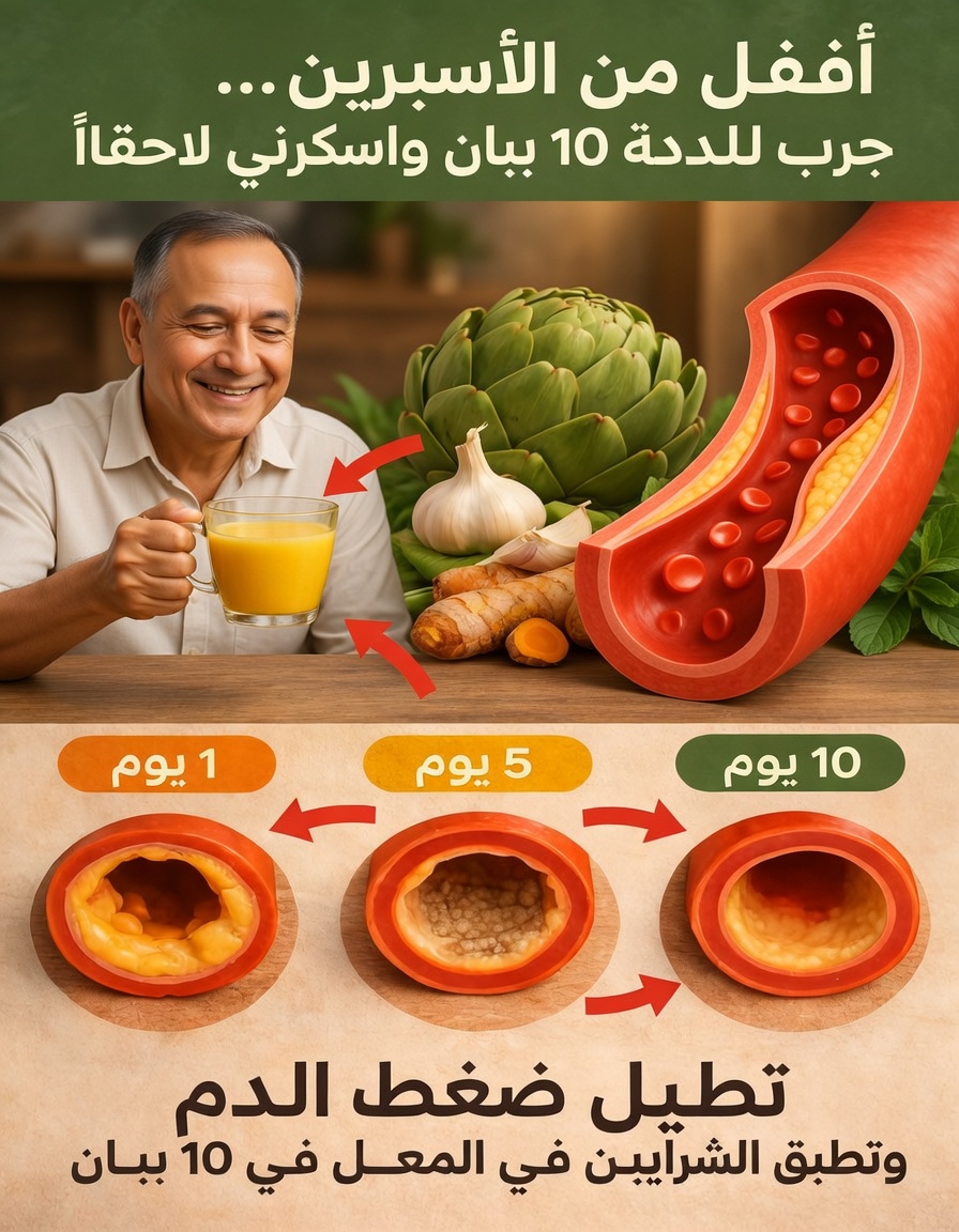 وصفات طبيعية لتنظيف الشرايين وتقوية القلب