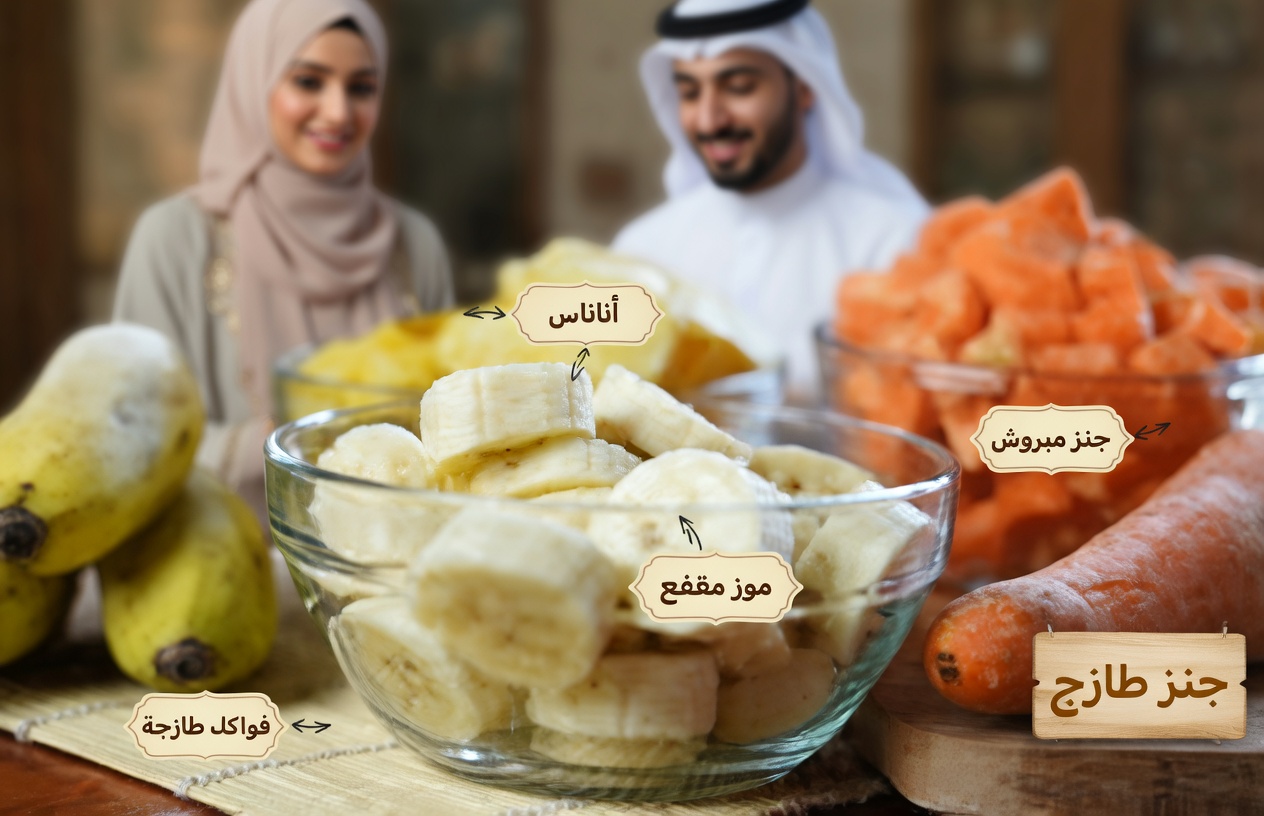 وصفة قناع وجه مضاد للشيخوخة بالموز والجزر