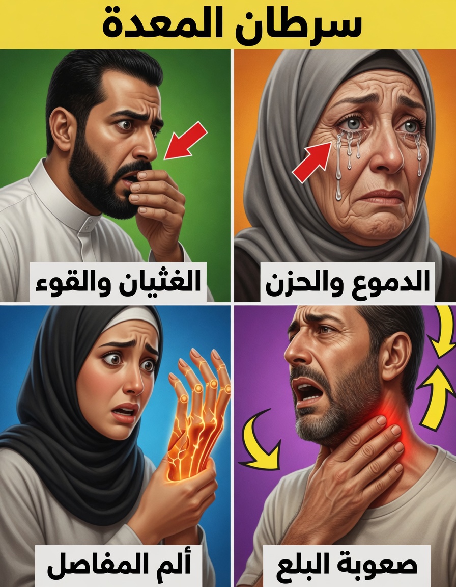 8 علامات غير معتادة لسرطان المعدة قد تتجاهلها (أعراض سرطان المعدة المبكر)