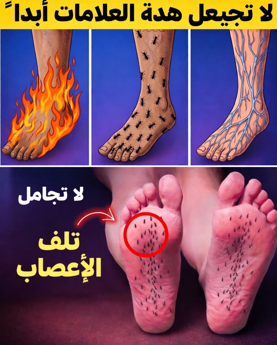 15 علامة مبكرة لتلف الأعصاب لا يجب تجاهلها بعد سن الأربعين