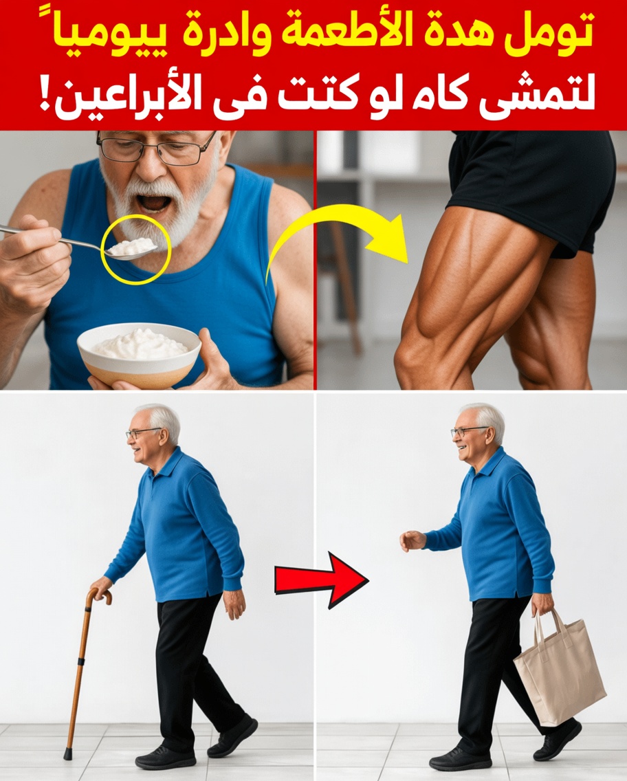 7 أطعمة يومية قد تساعد في الحفاظ على عضلات ساقيك وتقويتها بعد سن السبعين – التغيير البسيط في نمط الأكل الذي يتبعه الآلاف