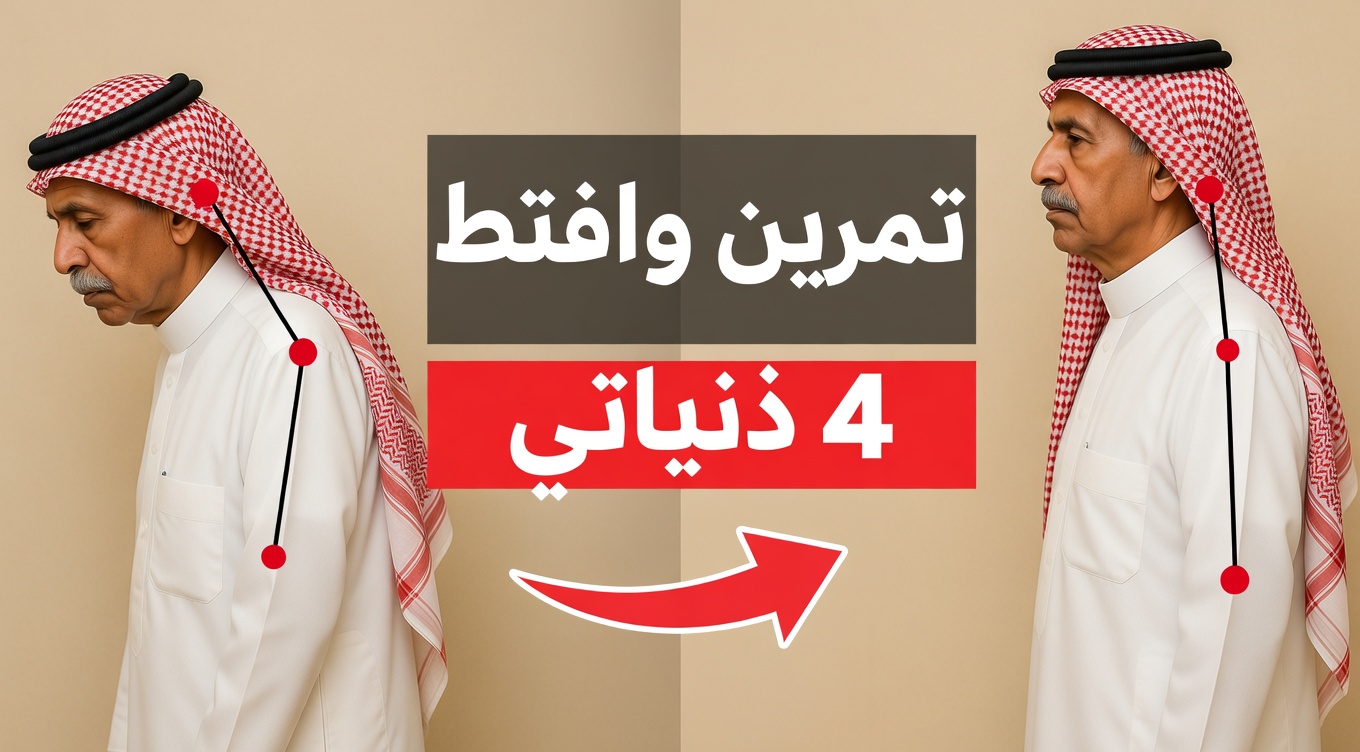 كيفية تصحيح وضعية الرأس المتقدّم إلى الأمام بعد سن الستين في 4 دقائق فقط – الروتين اللطيف الذي يقسم به أقدم طبيب في اليابان