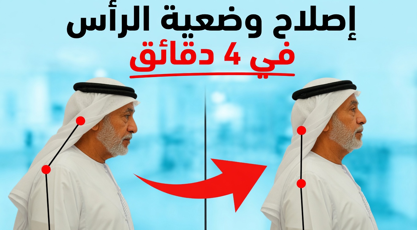 كيفية تصحيح وضعية الرأس المتقدّم إلى الأمام بعد سن الستين في 4 دقائق فقط – الروتين اللطيف الذي يقسم به أقدم طبيب في اليابان