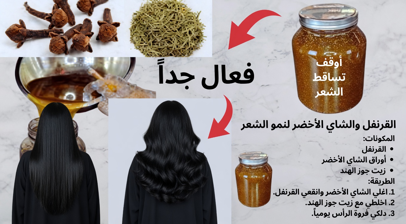 القرنفل وإكليل الجبل والزنجبيل: تونك بسيط لنمو الشعر من 3 مكونات يدهش الجميع (أفضل من الألوفيرا؟)