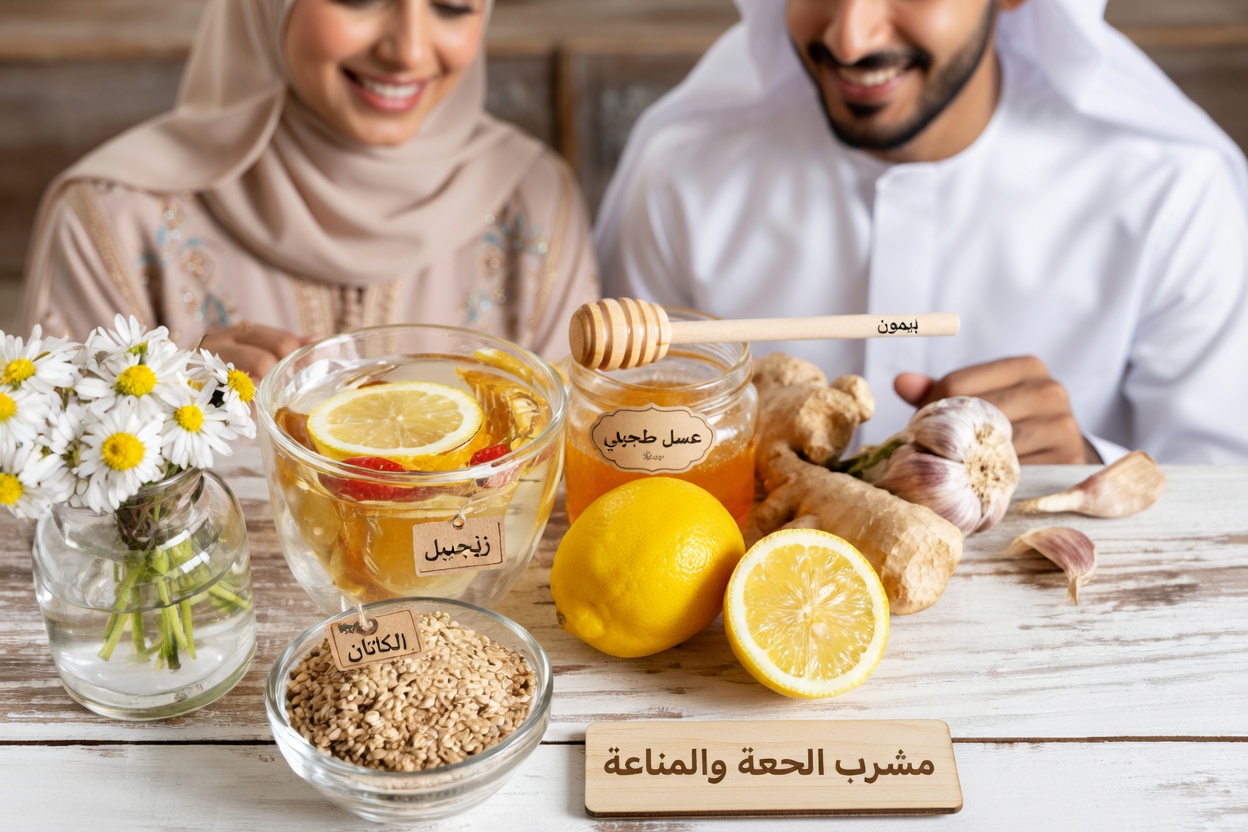 اكتشف الفائدة الصحية المدهشة من الزنجبيل والبصل والثوم والليمون والعسل للحيوية اليومية بعد سن الأربعين
