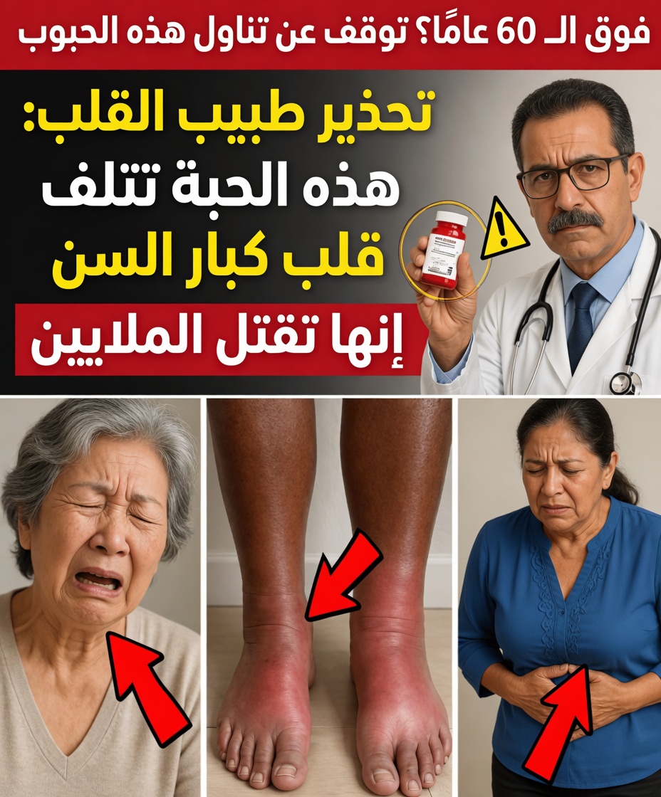 تنبيه من أطباء القلب: 5 أدوية شائعة تُلحق ضرراً خفياً بقلوب من تجاوزوا سنّ الستين (وماذا تفعل بدلاً من ذلك)