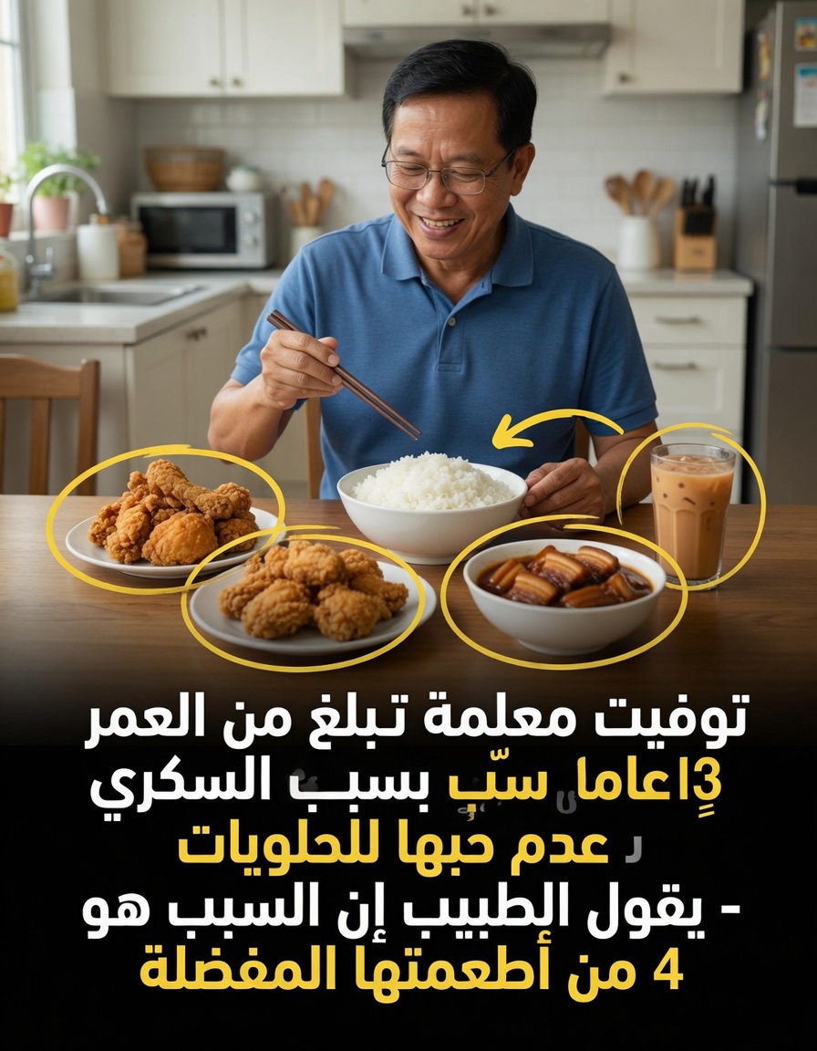 وفاة معلم يبلغ من العمر 36 عامًا بسبب داء السكري الذي يقول الأطباء إن أطعمة يومية قد تسببت فيه