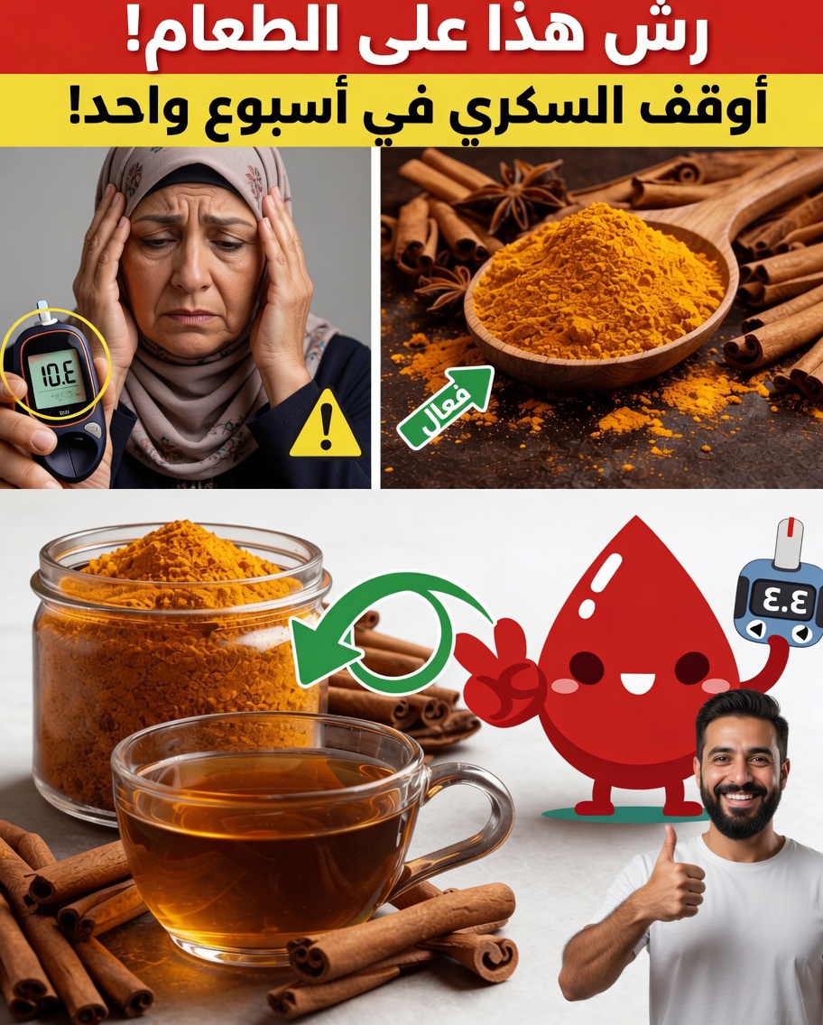 فوق سنّ الستين؟ رُشّ هذا يوميًا للمساعدة في استقرار سكر الدم خلال 7 أيام فقط