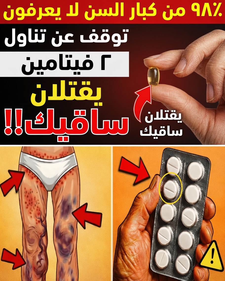 كبار السن: أسوأ فيتامينين يمكن أن يضعفا ساقيك بعد سن الستين (مع أطعمة يجب تجنبها)