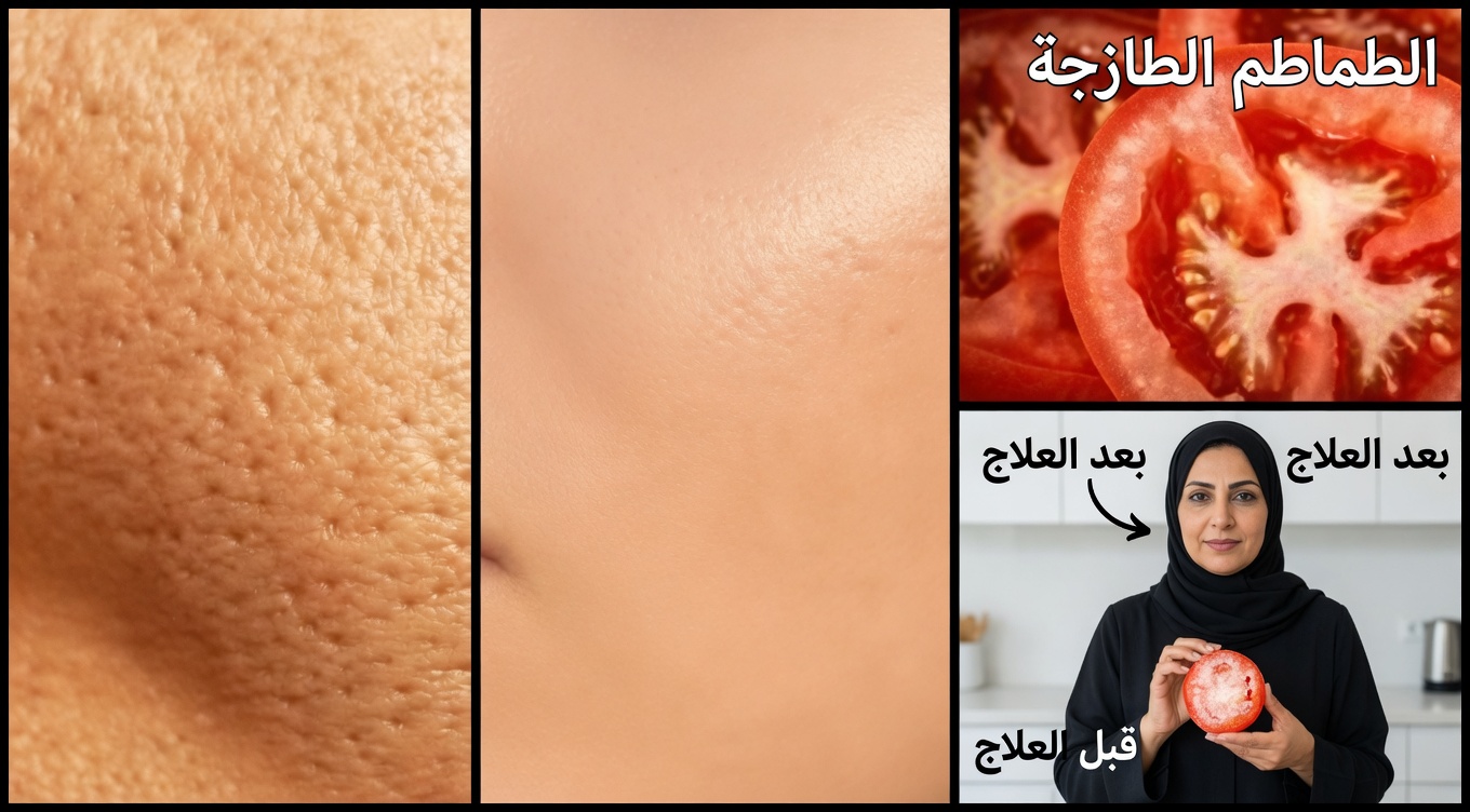 احصلي على بشرة خالية من العيوب طبيعيًا: قناع معجون الأسنان والطماطم الذي يستهدف المسام الواسعة والبقع الداكنة والشعر غير المرغوب فيه