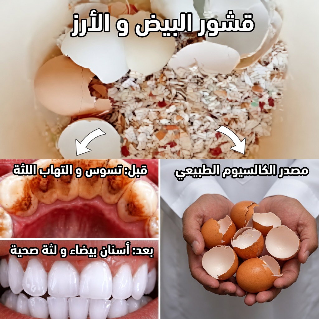 بودرة قشر البيض ومعجون الأسنان: احصل على أسنان خالية من الجير طبيعيًا في المنزل