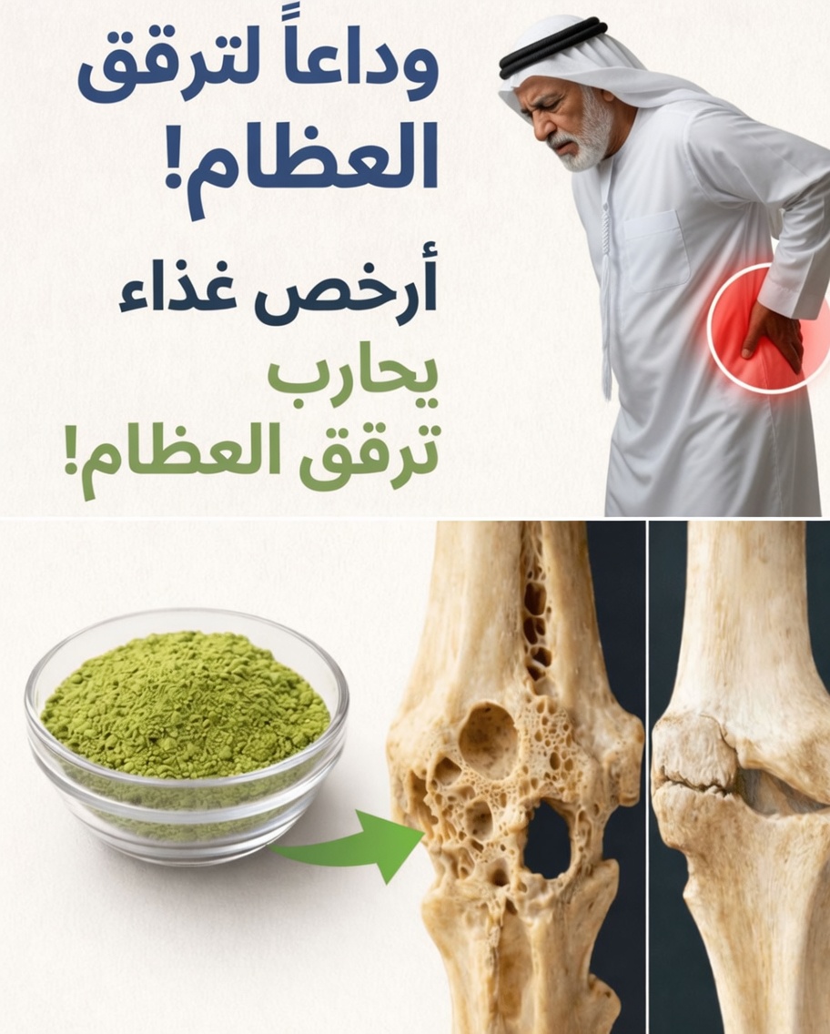 اكتشف أرخص طعام خارق يتجاهله معظم من تجاوزوا سن الستين لدعم صحة العظام