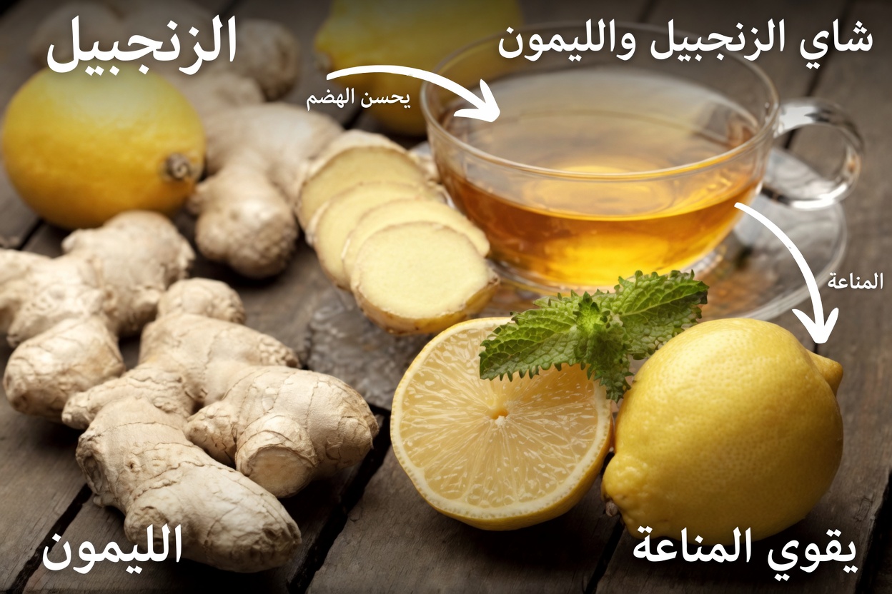 الزنجبيل + الليمون: تنظيف القولون قبل وبعد – ما الذي يحدث فعلاً عندما تجرب هذا المشروب البسيط