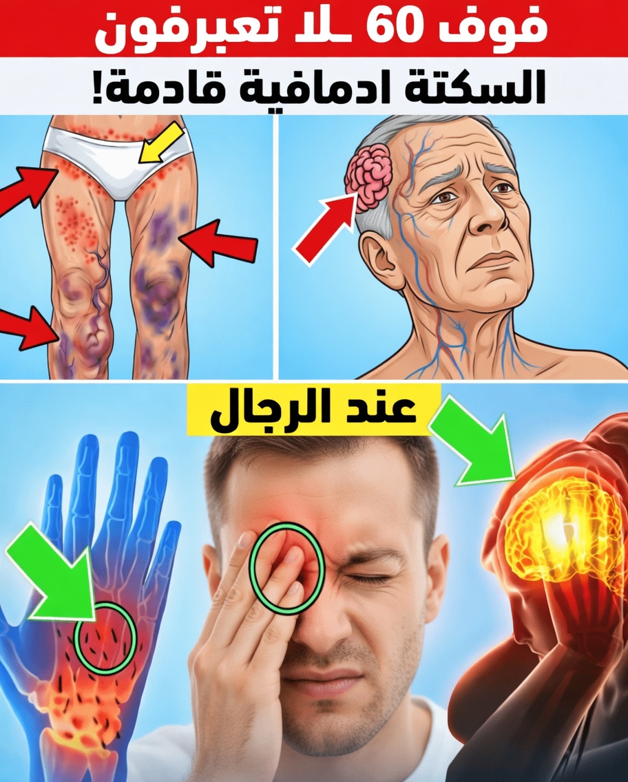 10 علامات في الساق قد تُشير إلى السكتة الدماغية لدى النساء فوق سن 60 – لا تفوّتي العلامة رقم 7