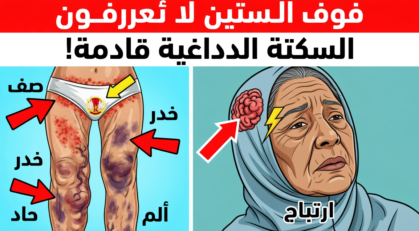 10 علامات في الساق قد تُشير إلى السكتة الدماغية لدى النساء فوق سن 60 – لا تفوّتي العلامة رقم 7