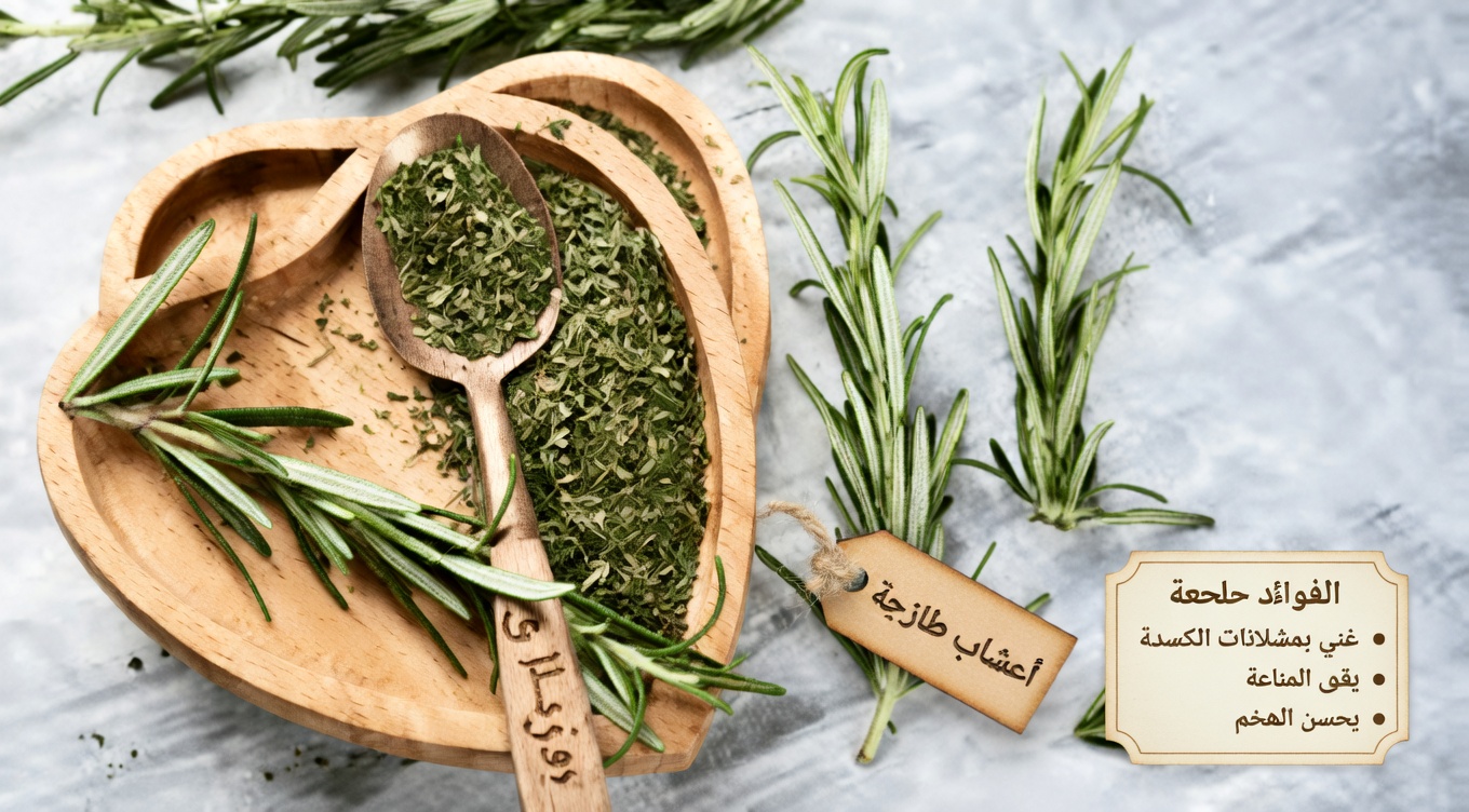 ندى إكليل الجبل لنمو الشعر: اكتشفي سر الجدّات الطبيعي لشعر أكثر صحة في الأربعينيات وما بعدها