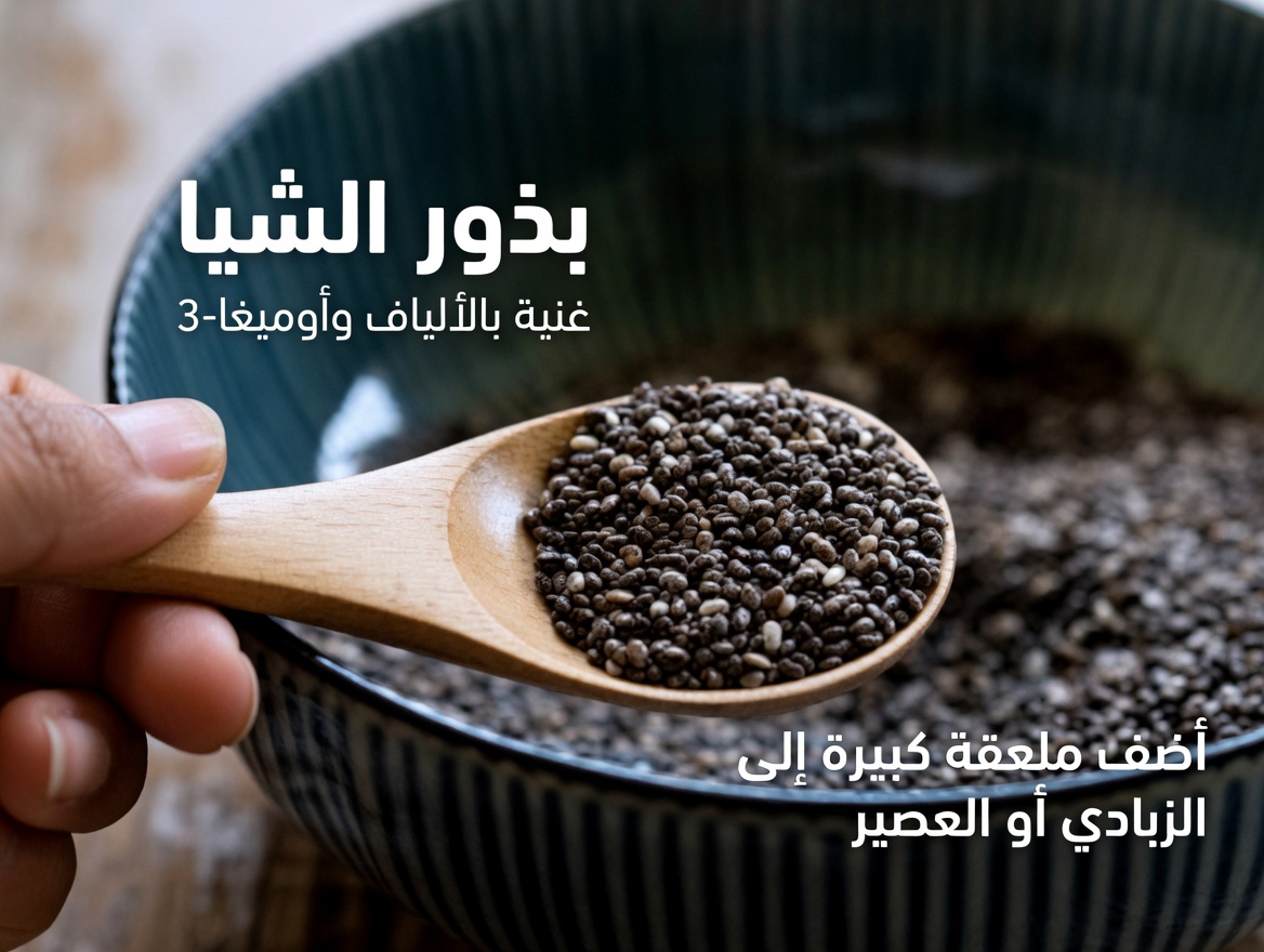 اكتشف قوة بذور الشيا بين عشية وضحاها: سوبرفوود صغير بفوائد كبيرة