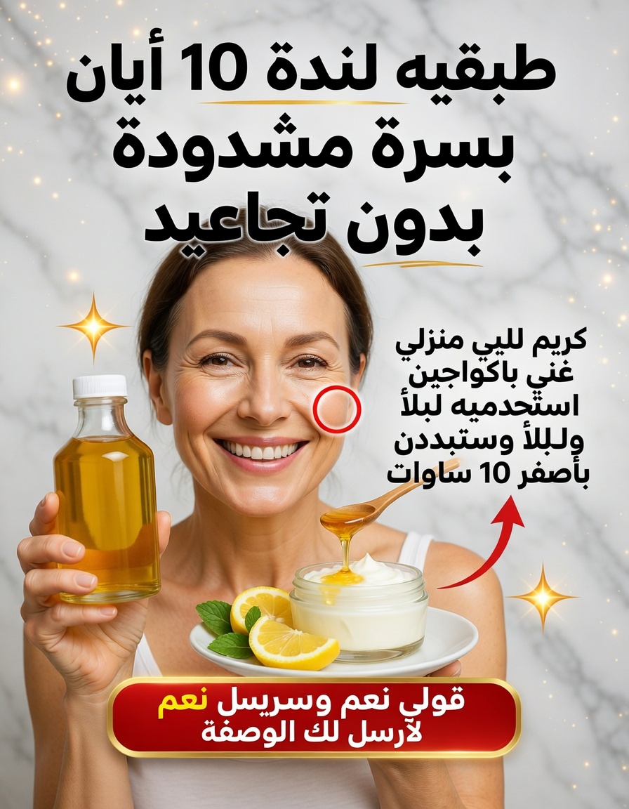 كريم طبيعي مضاد للتجاعيد: الوصفة المنزلية البسيطة التي تساعد على تنعيم التجاعيد وتجديد بشرتك