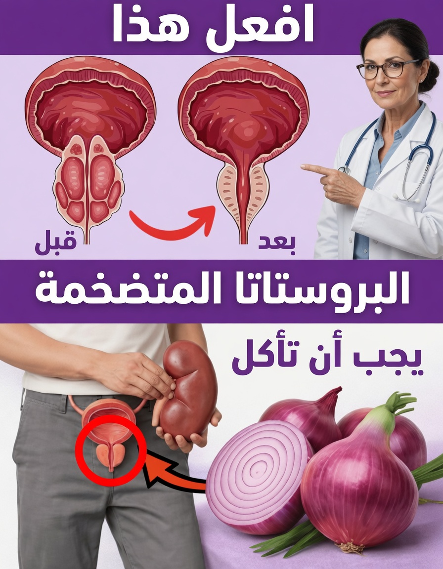 سيجعل مثانتك وبروستاتك كأنهما جديدتين! وصفة الجد