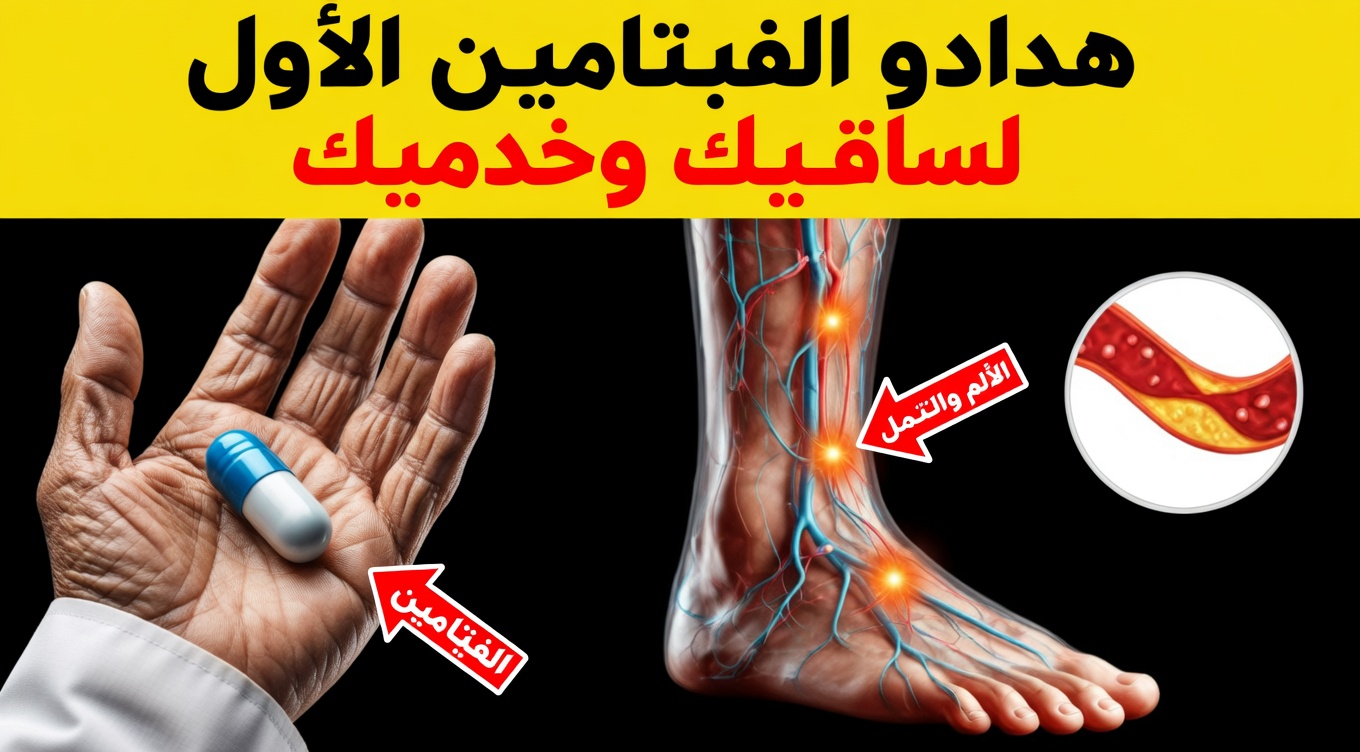 فيتامين واحد قد يساعد على تحسين الدورة الدموية في الساقين والقدمين بشكل طبيعي